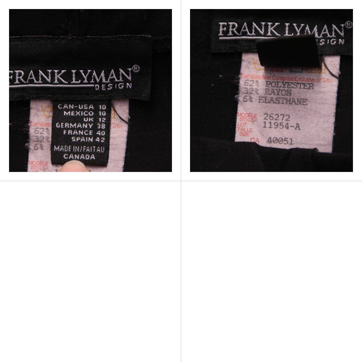 брюки Frank Lyman