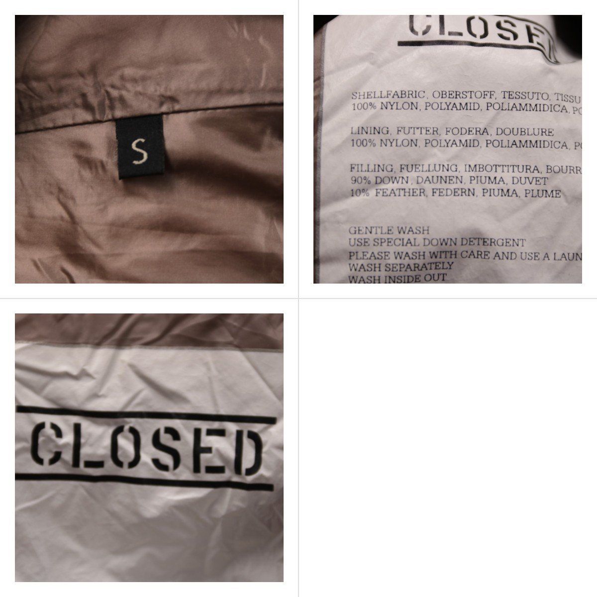 пуховик Closed