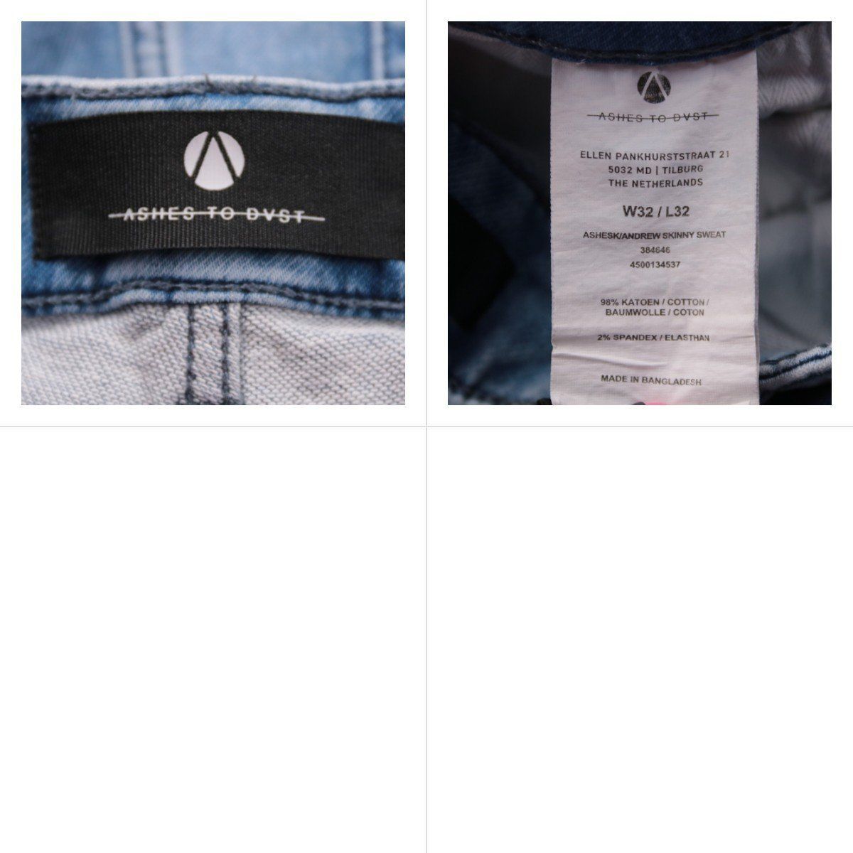 джинсы Ashes to Dust