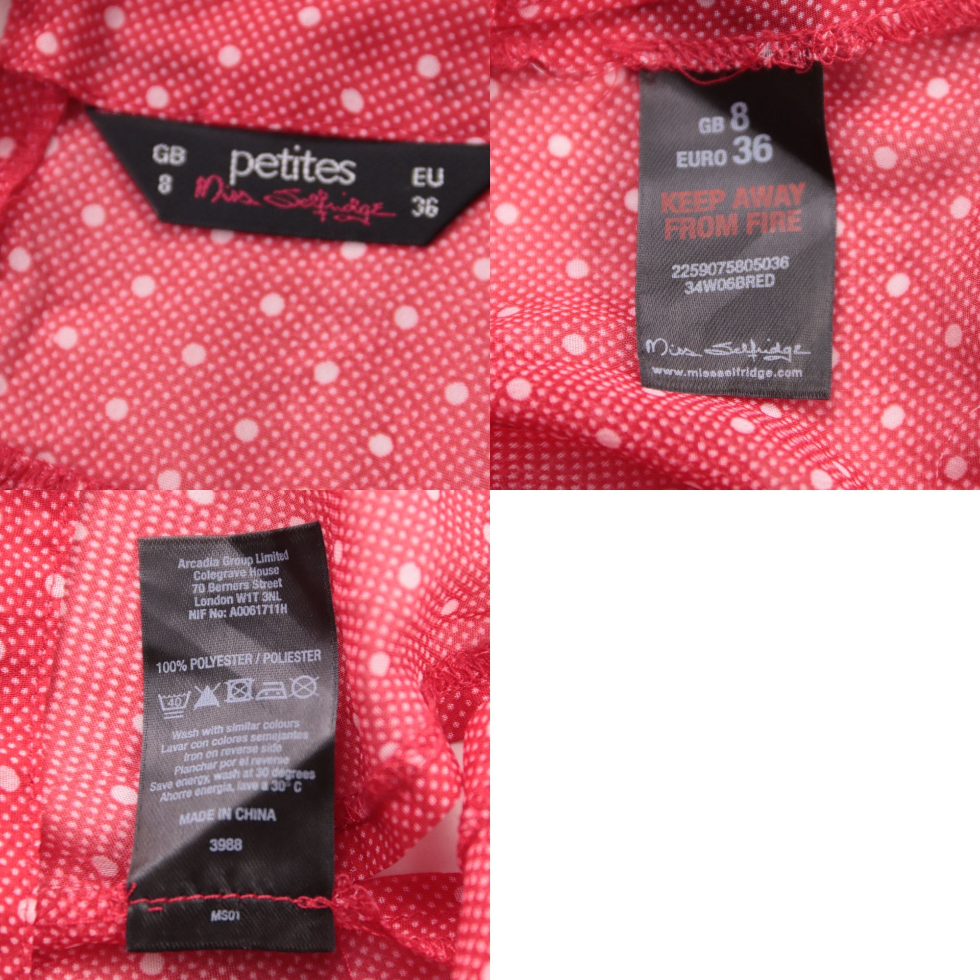 блузка Miss Selfridge