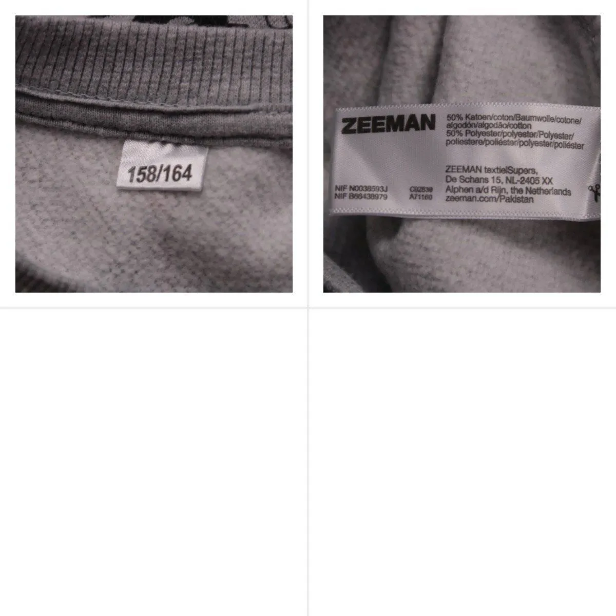 толстовка Zeeman