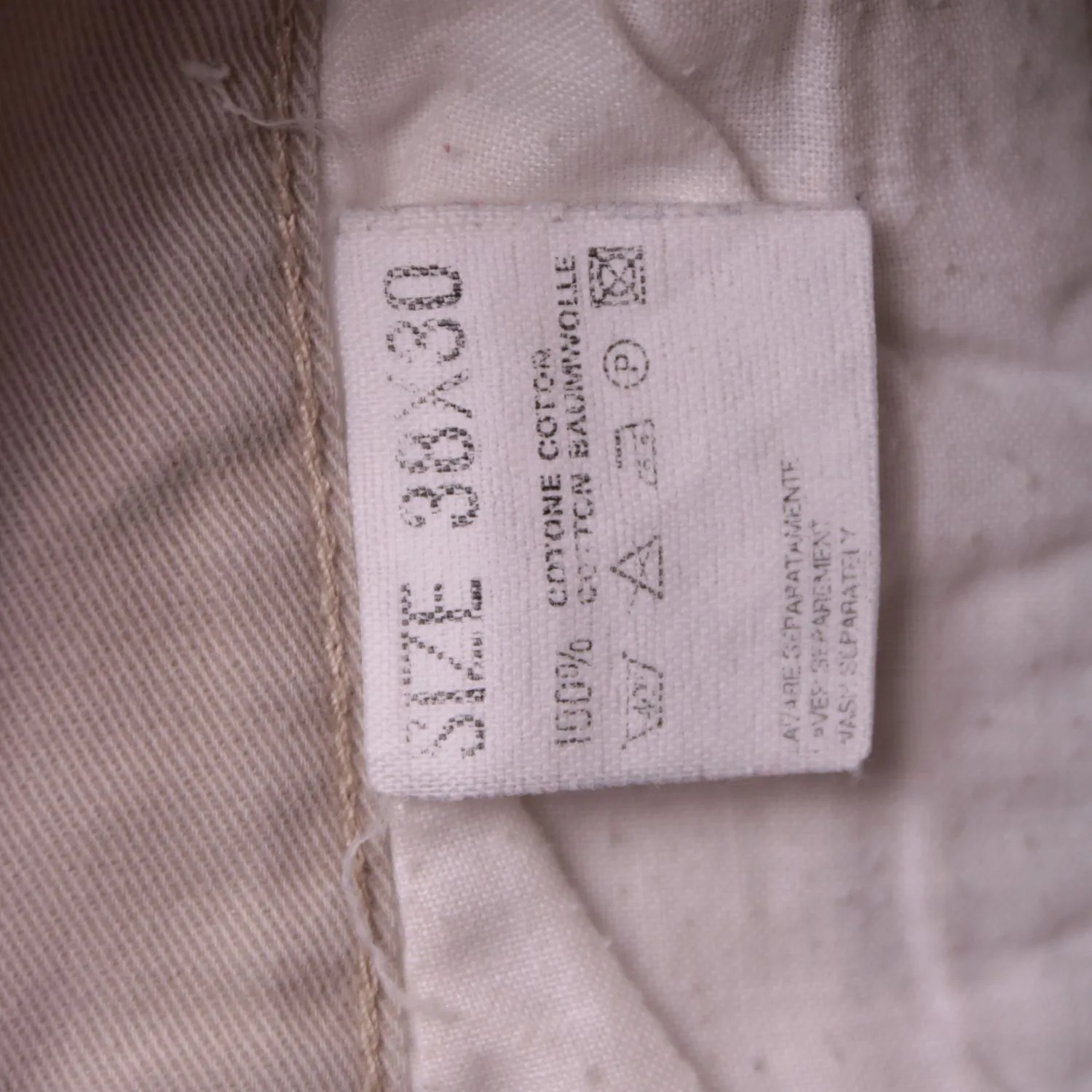 Бежевые брюки карго с боковыми карманами, размер 52 (L/XL)