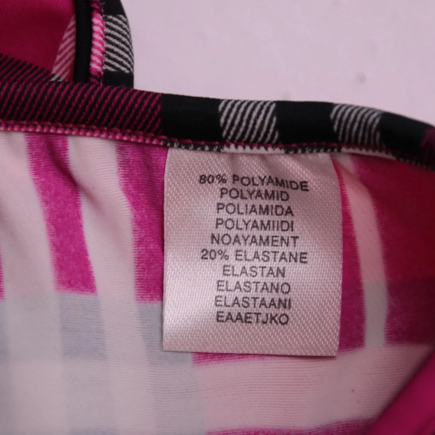 Розовые плавки Burberry в клетку, размер 46 (M)