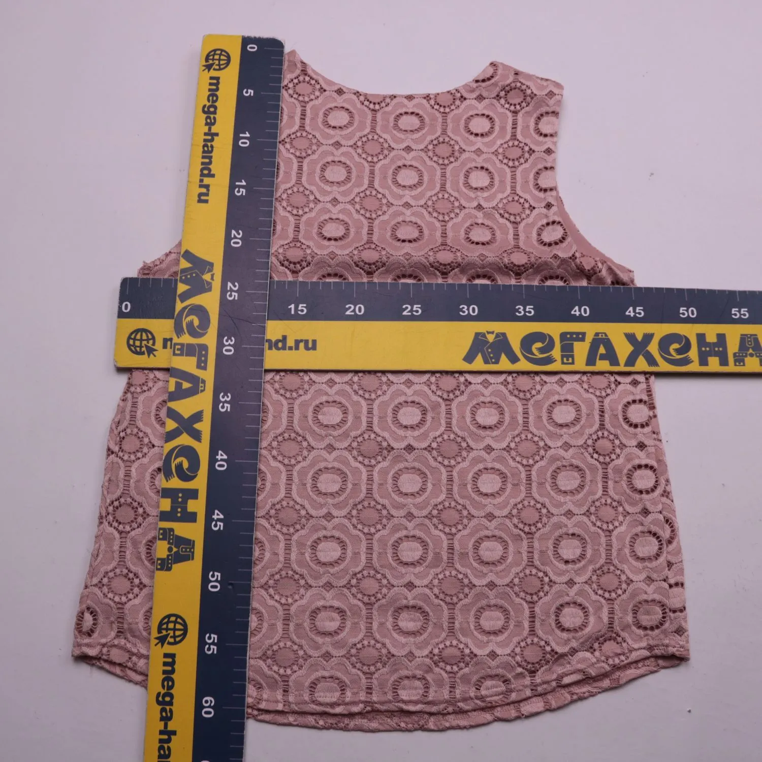 Розовый топ Papaya из цветочного кружева, размер 46 (M)