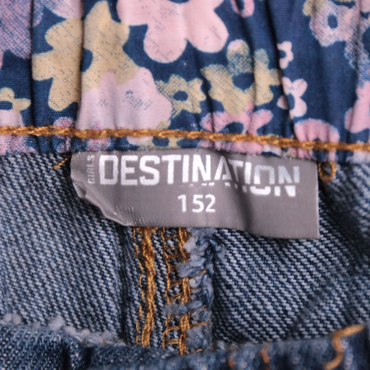 Тёмно-синие джинсы Destination из хлопкового денима, размер 152 см (12 лет)