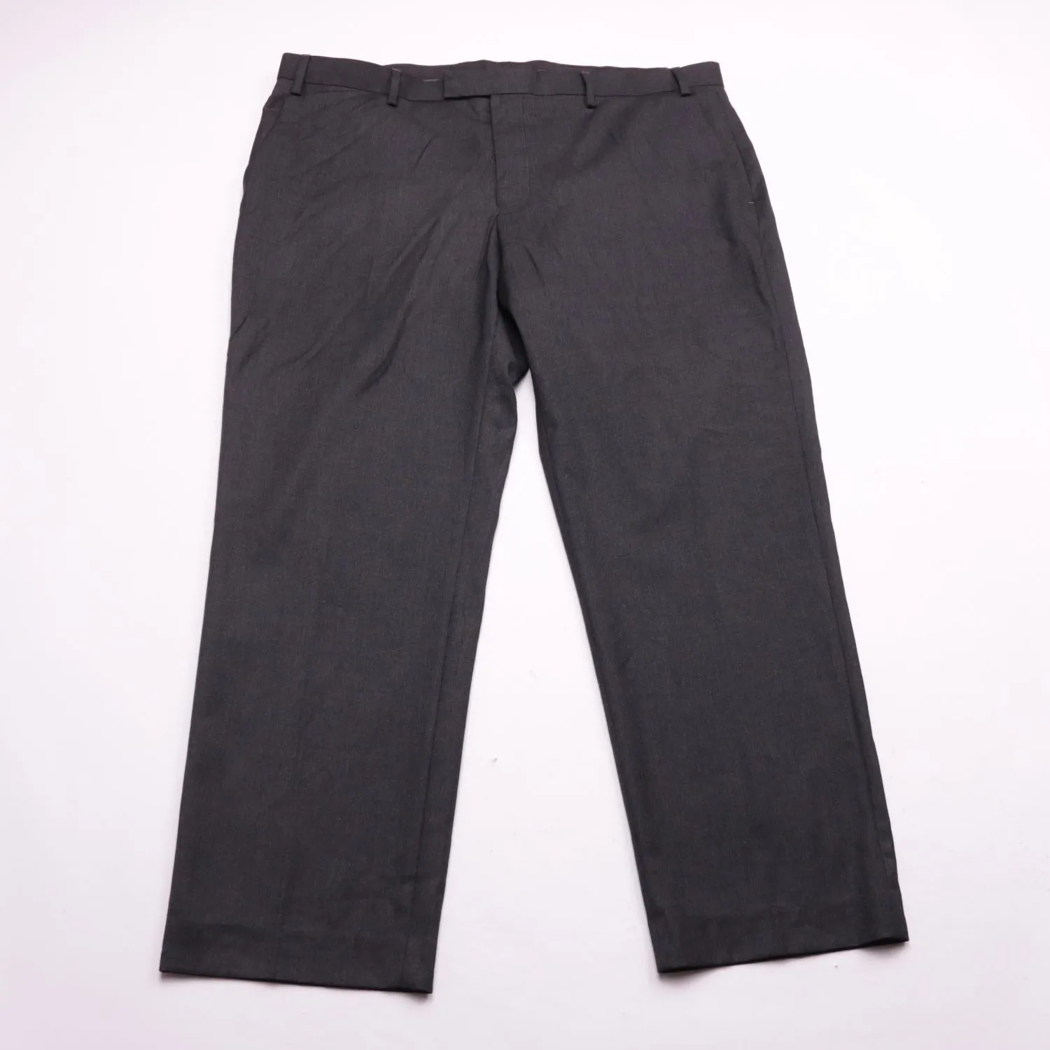 Тёмно-серые брюки M&S классического кроя, размер 50 (L)