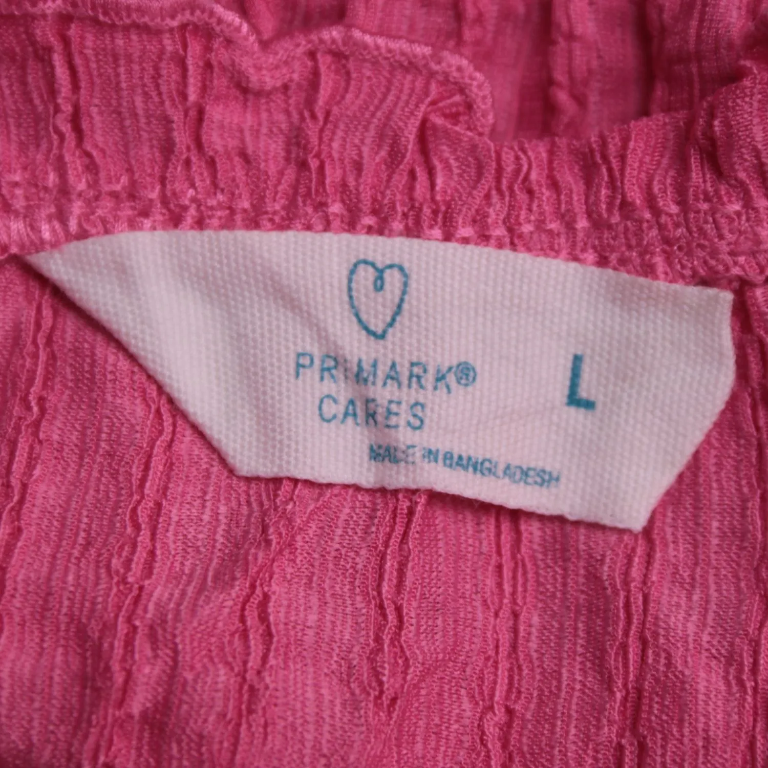 Розовый топ Primark с завязками на плечах, размер 48 (L)