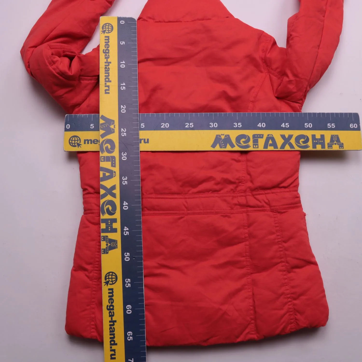 Красная куртка SOCCX с высоким воротником, размер 40 (XS)