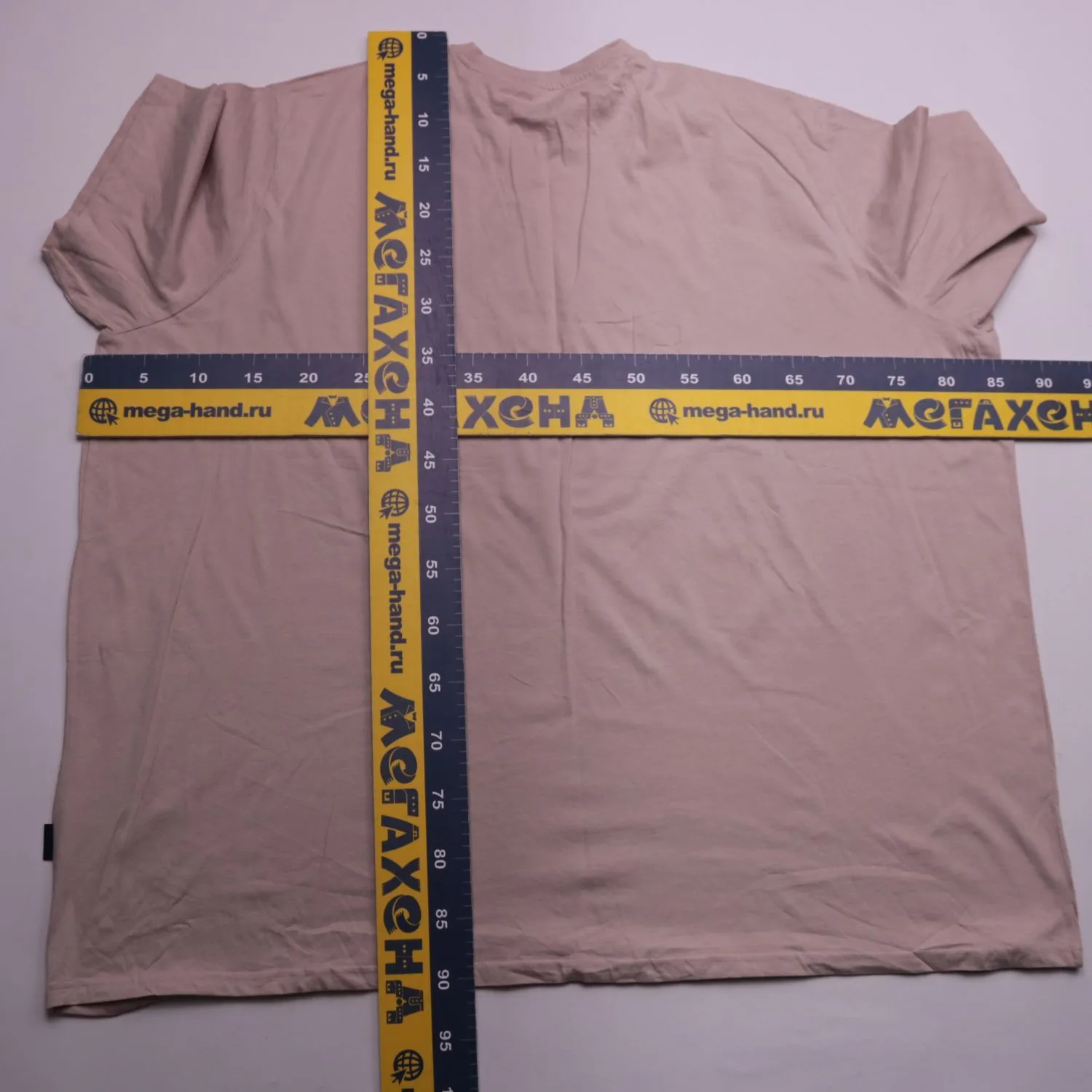 Пыльно-розовая футболка BadRhino с логотипом, размер 64 (5XL)